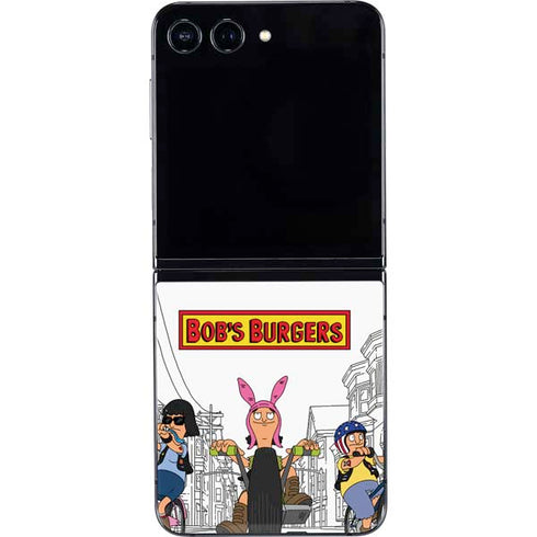 Bobs Burgers Bike Squad Galaxy Z Flip5 5G Skin